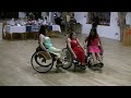 dancing on wheelchair waltz dance formation dream come true