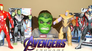 BIGGEST AVENGERS ENDGAME TOYS UNBOXING Fun with Caleb Kids Show!