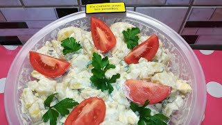 Bester Kartoffelsalat mit Mayonnaise nach Omas Rezept / potato salad