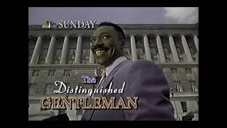 Publicité anglo film The Distinguished Gentleman NBC 1995