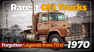 20 RAREST American Old Trucks From The 1970s, We Want Back!