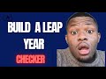 Tutorial 3: JavaScript Leap Year Checker Function (FreeCodeCamp Challenge)
