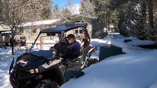 ATV snow plow