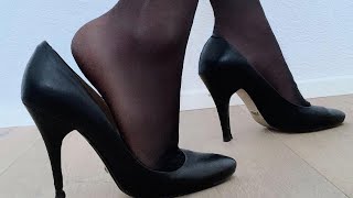 Trendy nylon Stockings with beautiful stiletto high heels sandals \u0026 pumps for women's in 2025