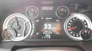 Dodge Ram 1500 Big Horn 5.7 Hemi acceleration 0-60