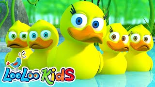 🦆 Five Little Ducks 🦆 Nursery Rhymes - Baby Songs - Kids Songs from LooLoo Kids