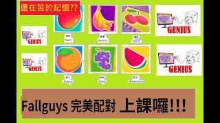 [PS4]《糖豆人》Fall Guys 完美配對  記憶大教學