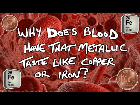 Is it bad if your blood tastes like metal?