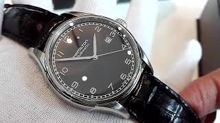 HAMILTON Jazzmaster Thinline Black Dial Men's Leather Watch