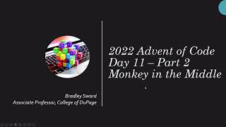 Python Solution - Advent of Code 2022 - Day 11 - Part 2 - Monkey in the Middle