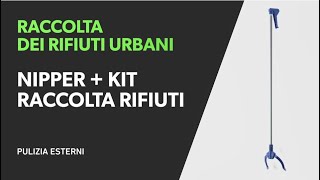 Raccolta dei rifiuti urbani: Nipper+Kit raccolta rifiuti