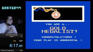 [WR] Shooting Range (NES) Gold Medal Speedrun //4:17// Carter44