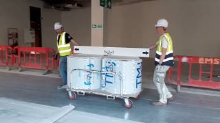 Trolley use on site  | TMJ Interiors