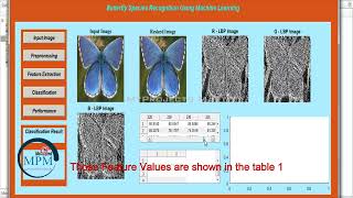 Butterfly Species Recognition in Dataset By Machine Learning Classifier Using MATLAB