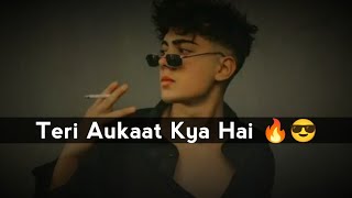 Teri Aukaat Kya Hai 😈 Aukaat Attitude Shayari Status | 🔥 Attitude Shayari Status | MZ Edit