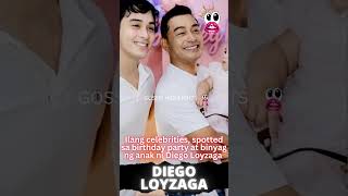 Ilang celebrities, spotted sa birthday party at binyag ng anak ni Diego Loyzaga