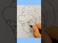 How to draw Cinderella #art #cinderella #craft #asmr #artist