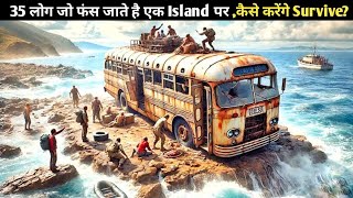 They LOST On A Unknown ISLAND, Located In Middle Of A OCEAN💀| Film Explained In Hindi