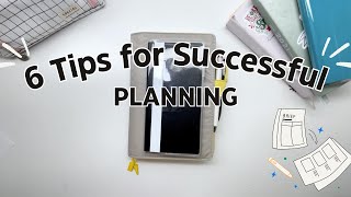 6 Tips to Successful Planning | How I Plan Using the Hobonichi Cousin and Hobonichi Weeks