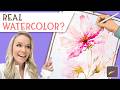 How to Paint Loose Watercolor in Procreate | Easy Wildflower Tutorial