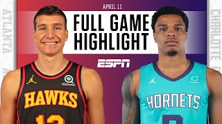 Atlanta Hawks at Charlotte Hornets | Full Game Highlights