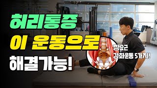 허리 아플때 운동 ! 장요근 강화운동 5가지 알려드립니다