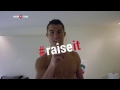 Cristiano Ronaldo Wake-Up Challenge #RaiseIt