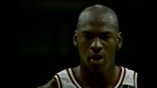 NBA Playoffs 1992 Game 2 New York Knicks vs. Chicago Bulls Patrick Ewing vs. Mic