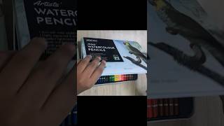 My Dream colors | Unboxing Brustro Watercolor Pencil Color | Best pencil color  #shorts #brustro