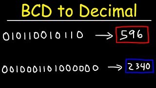 BCD to Decimal Conversion