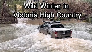 Alpine Snow \u0026 Insane Goulburn River Crossing! Victoria High Country! Tagumpay 4x4 Adventures! Pt 1/3