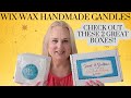 Wix Wax Candle Co. Candle of the Month club + a special surprise  + a coupon! MAY 2024