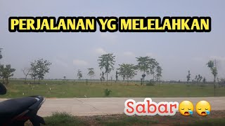 Perjalanan yang melelahkan|Ban sepeda bocor 2x