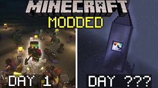 100 Days to Escape the Minecraft Apocalypse... (FIRST VERSION)
