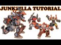 Transformers Junkion Combiner Tutorial: Junkzilla feat. Trashmaster Scraphook Crashbar