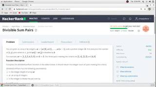 Divisible Sum Pairs Hacker Rank Solution in C Programming
