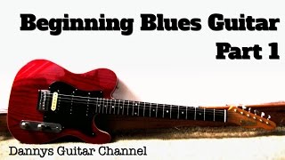 Beginning Blues Guitar - Part 1 - 12 Bar Blues Shuffle in E Lesson - Easy Blues You Can Use ;)