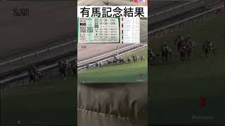 有馬記念結果！ドウデュース優勝 #競馬 #有馬記念 #ドウデュース