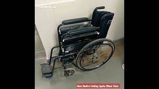 Unfolding wheelchair | Hero Mediva Folding Spoke Wheel Chair #shorts