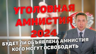 Уголовная амнистия 2024 года. Кого могут освободить по амнистии