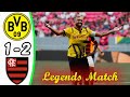 Borussia Dortmund Legends - Flamengo Legends 1:2 - All Goals & Highlights - Tribute to the King Pele