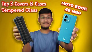 Motorola Edge 40 Neo Back Cover | Top 3 Cover Moto Edge 40 Neo | Motorola Edge 40 Neo Tempered Glass