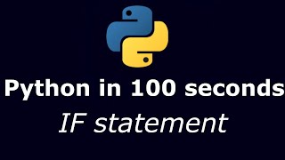 Python Tutorial for Absolute Beginners - #6 If statement