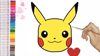 How to draw Pikachu for beginners/Pokemon