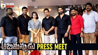 Abhimanyudu Movie Press Meet | Vishal | Samantha | Arjun | 2018 Telugu Movies | Mango Telugu Cinema