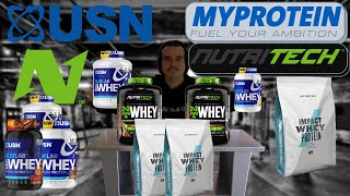 *HONEST* Whey Protein Brands Review | NutriTech, USN, MyProtein | WHAT IS THE BEST PROTEIN POWDER?