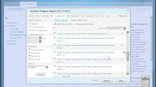 How to Run a Student Progress Report for Compass Learning Bundles