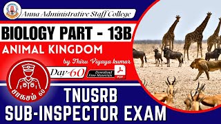 சாகசம் 60 | SI Exam 2023 | Day - 60 | BIOLOGY Revision | Animal Kingdom | Mr. Vijaya kumar