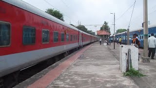 3 Sensational Overtakes of Saurashtra Express !!