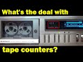 What's the deal with cassette tape counters?